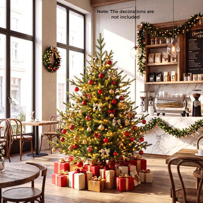 5 FT Pre-Lit Artificial Christmas Tree with 180 Warm White LED Lights