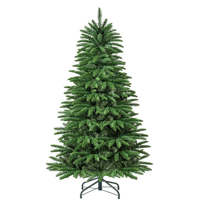 5 FT Pre-Lit Artificial Christmas Tree with 3 Gift Boxes and 507 Lush Branch Tips