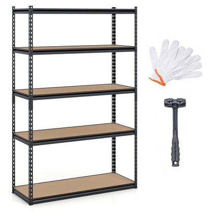 5-Tier Garage Shelving Unit for Warehouse and Basement-Set of 4