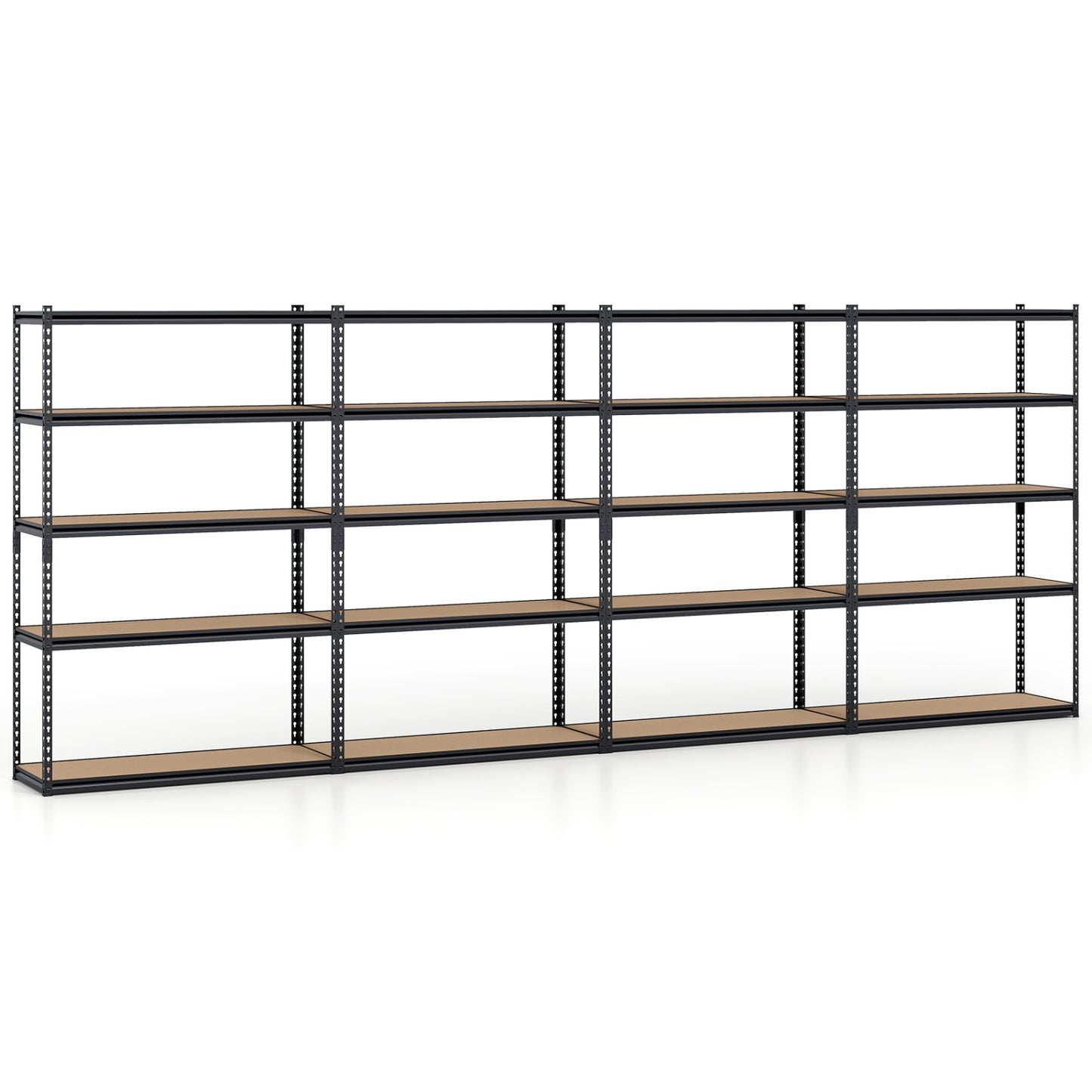5-Tier Garage Shelving Unit for Warehouse and Basement-Set of 4