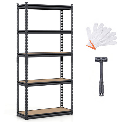 5-Tier Garage Shelving Unit 2200 LBS Heavy Duty Metal Storage Shelves-1Piece