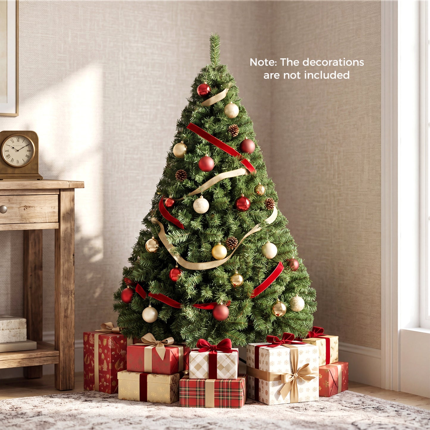 5ft Automatic Christmas Tree with 519 Full PVC Branch Tips