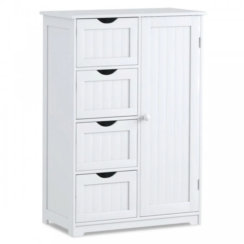 Laundry Room Bundle: Wooden Cabinet Wall-Mounted Bathroom Storage  Clothe Dryer  Laundry Basket