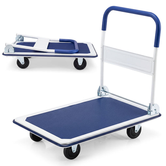 660 Pounds Folding Platform Cart Dolly Hand Truck