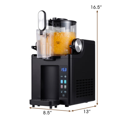Black 68 oz frozen drink maker and slushy machine by Direct Wilsons Home Store for making cold beverages at home.