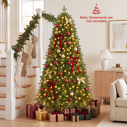6.3 FT Smart Christmas Tree with 230 Pre-Lit RGB LED Lights-M