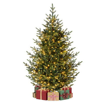 6 FT Pre-Lit Artificial Christmas Tree with 240 Warm White LED Lights
