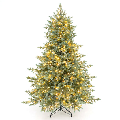 6 FT Pre-Lit Artificial Christmas Tree with 350 Warm White LED Lights