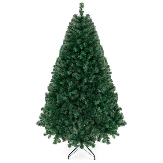 6-foot pre-lit artificial Christmas tree with LED lights, natural look, holiday decor by Wilsons Home Store
