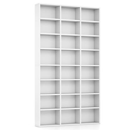 Tall 70-inch bookshelf with 24 cube storage compartments and adjustable shelves by Direct by Wilsons Home Store.