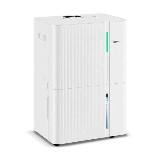 Wilson's Home Store 74/96 pints dehumidifier for home, with digital display and three operating modes, suitable for large rooms