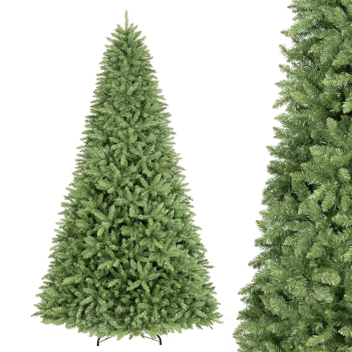 7.5/6.5/6/9 FT Artificial Christmas Tree with Easy-Setup Hinges-9 FT