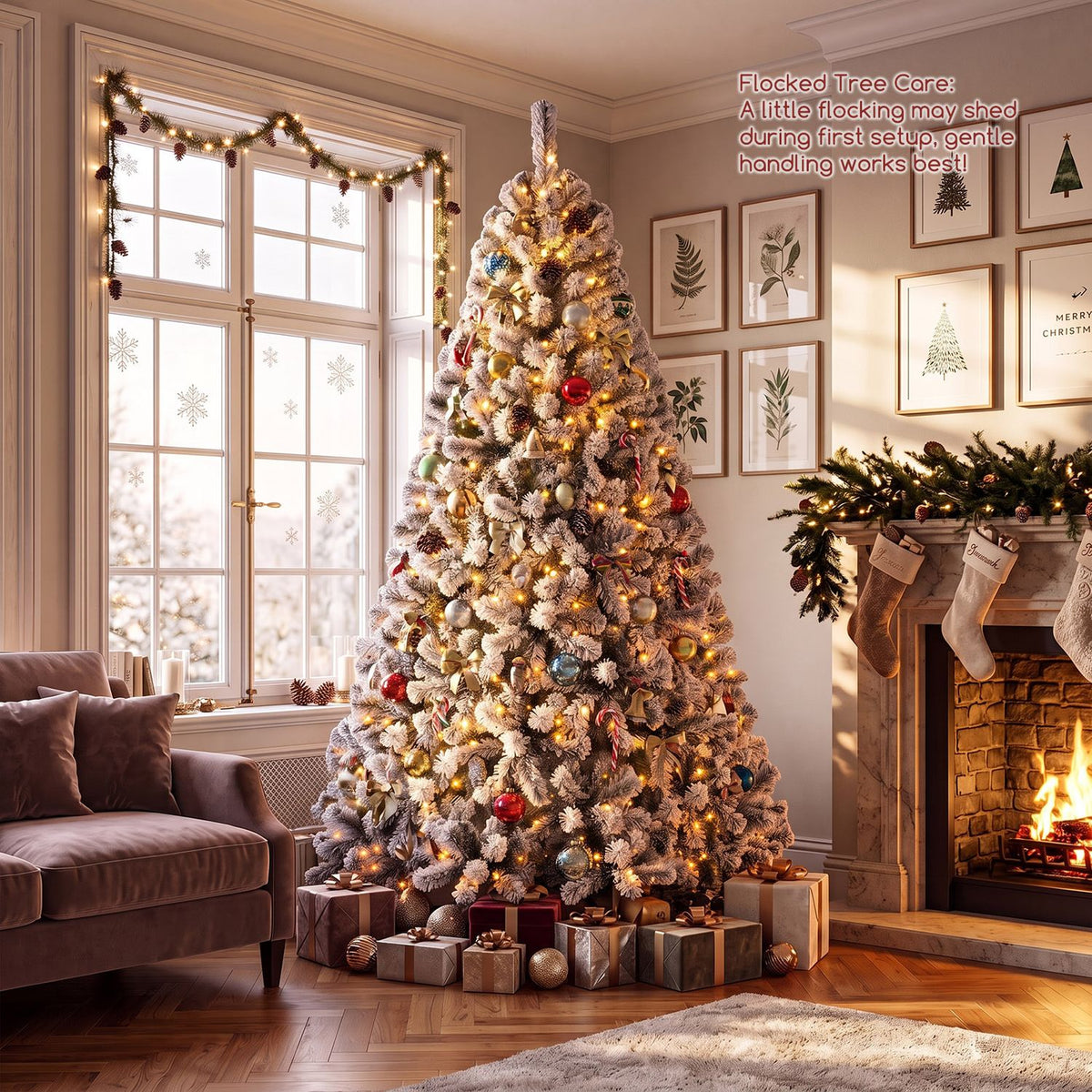 7.5 FT Smart Christmas Tree with APP Remote & RGB Lights and Music Sync