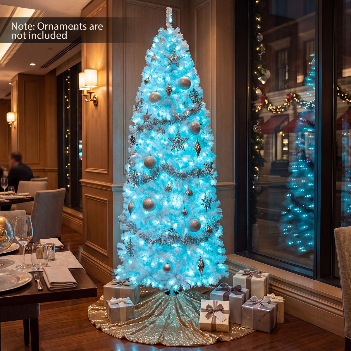 7.5 FT Smart Pencil Christmas Tree with Remote and APP