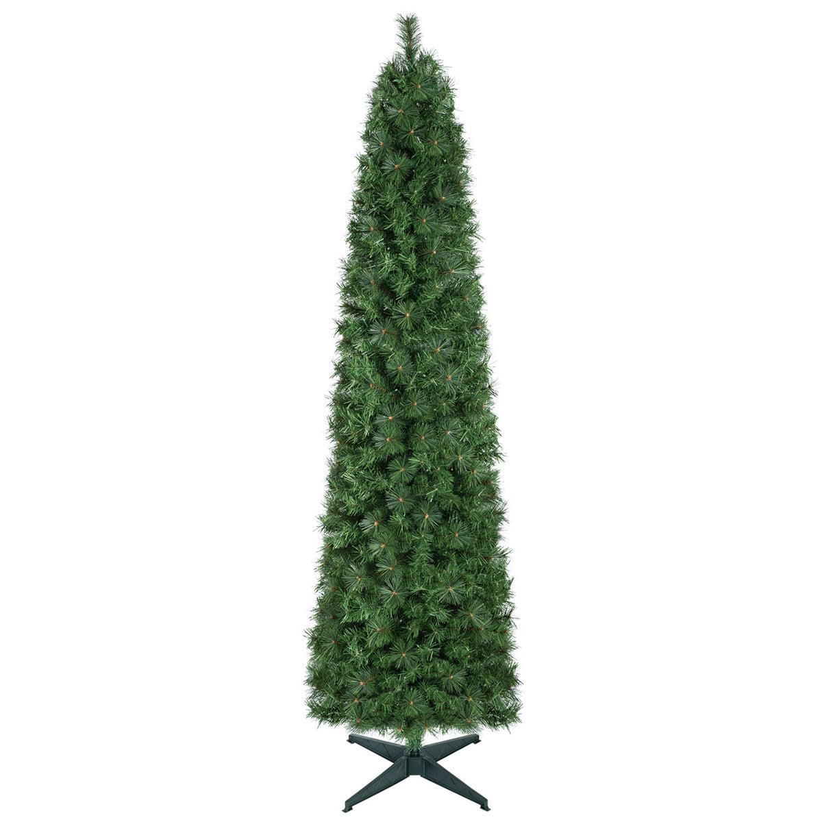 7 FT Artificial Pine Xmas Tree with 446 Full Branch Tips and Realistic Pine Needles