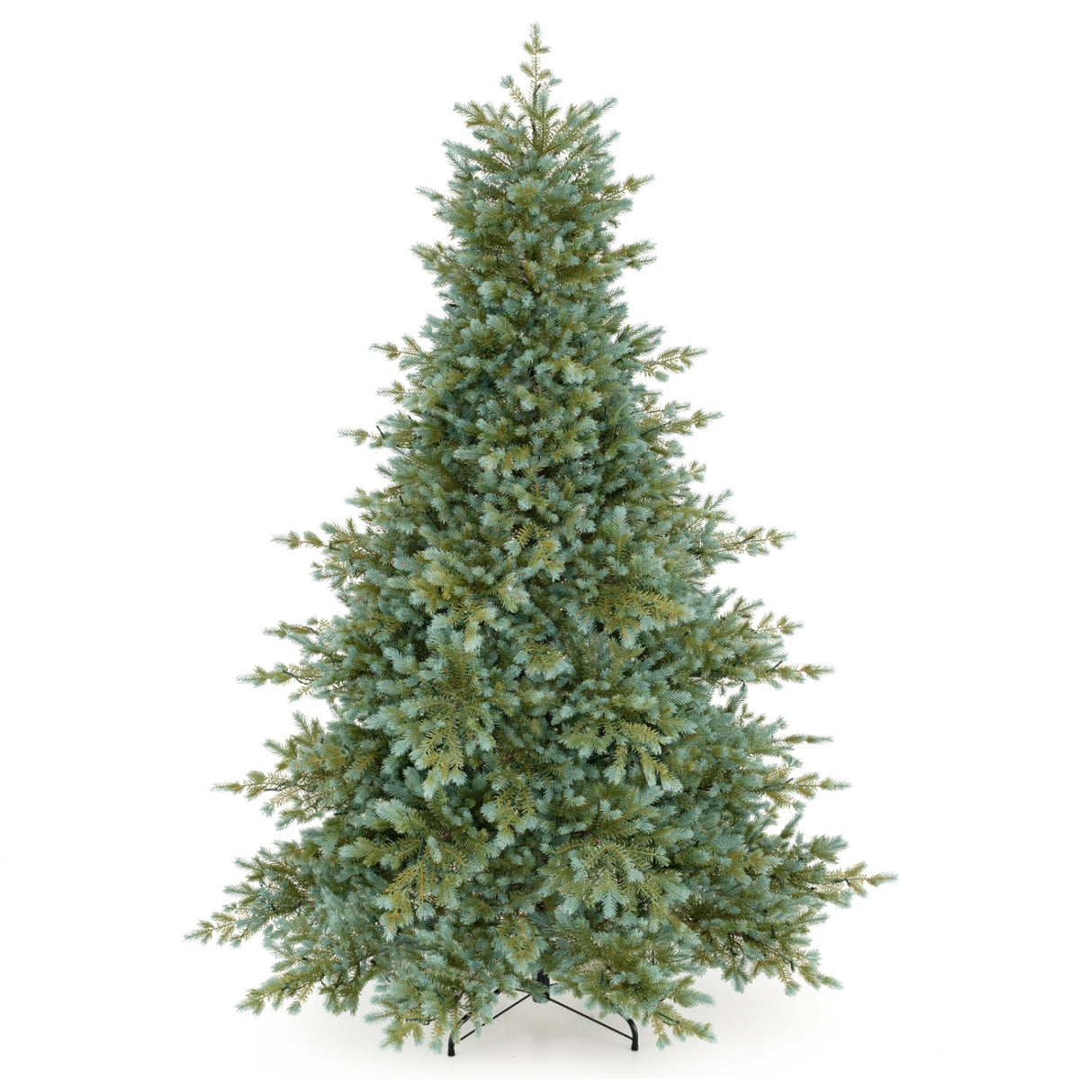 7 ft pre-lit artificial Christmas tree with 460 warm white LED lights, holiday decor by Wilsons Home Store