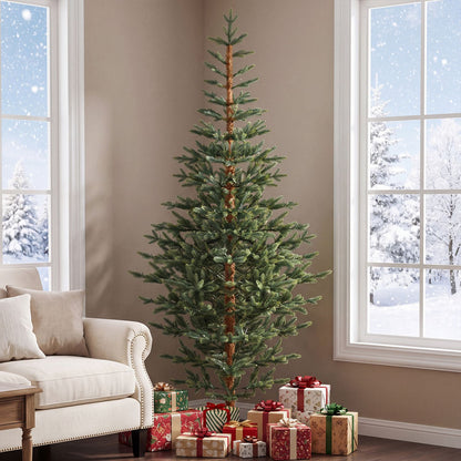 7 FT Pre-Lit Artificial Christmas Tree with 250/290/330 Warm White LED Lights