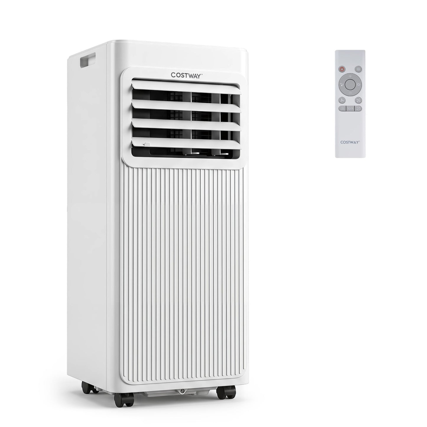 8000 BTU Portable AC with Sleep Mode and Window Kit Cools 350 Sq.Ft-White