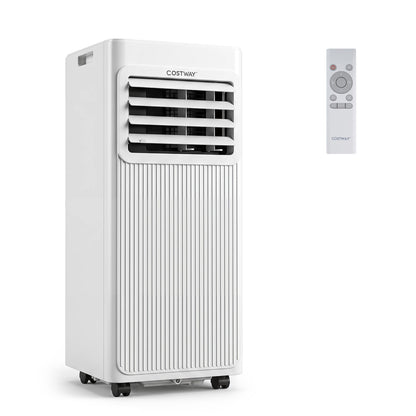 8000 BTU Portable AC with Sleep Mode and Window Kit Cools 350 Sq.Ft-White