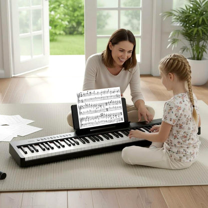 88 Keys Velocity-Sensitive Piano Keyboard with French DREAM Audio Source-Black