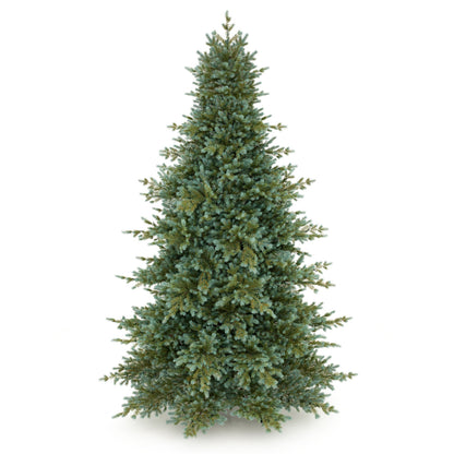 8 FT Pre-Lit Artificial Christmas Tree with 630 Warm White LED Lights