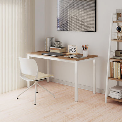 8 Pieces EVA Foam Floor Tiles with Wood Texture