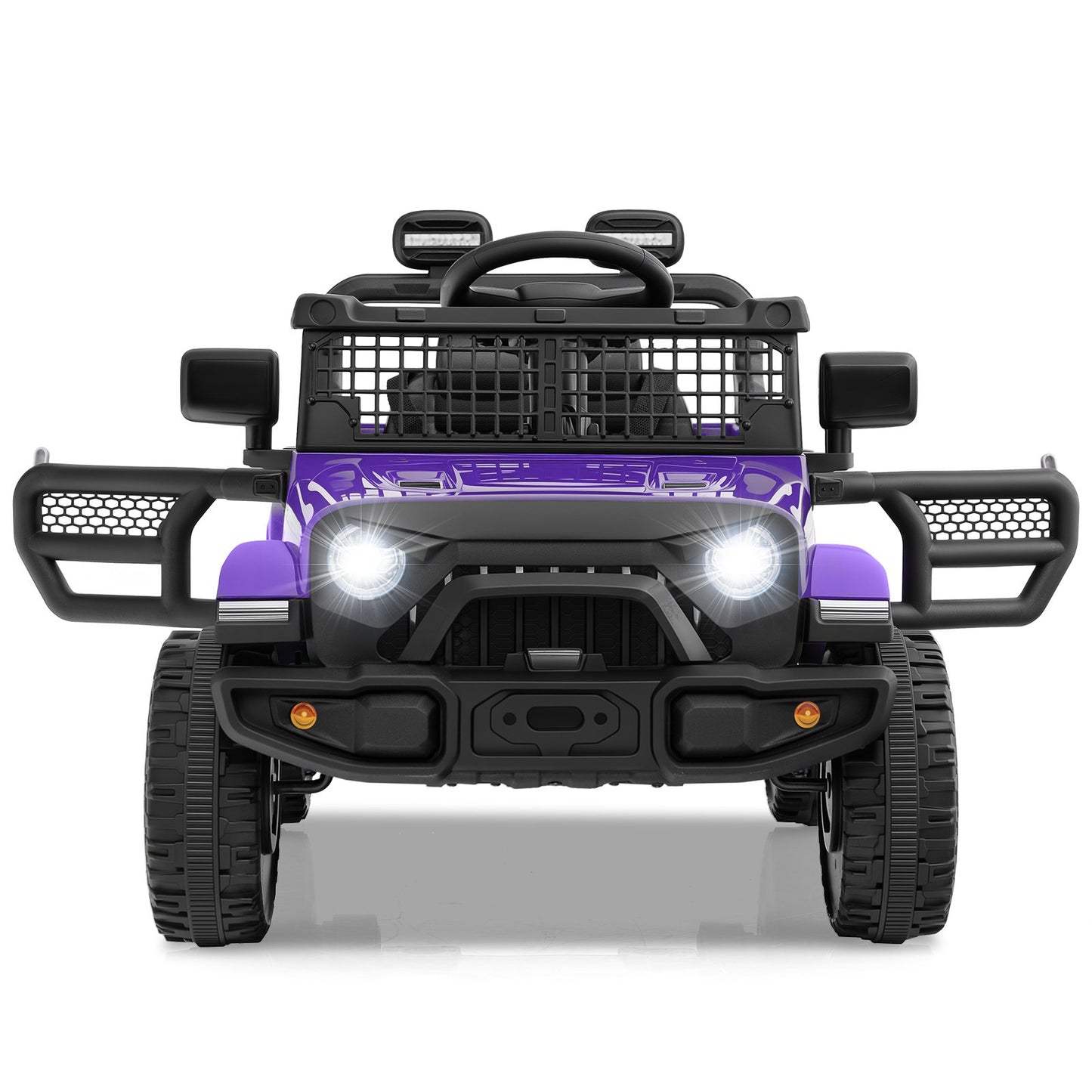 12V Kids Ride on Truck Car Battery Powered Electric Vehicle-Black