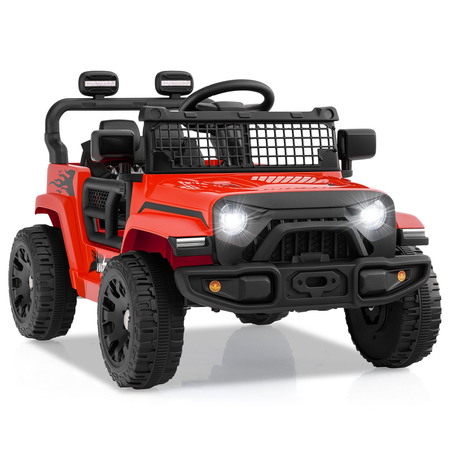 12V Kids Ride on Truck Car Battery Powered Electric Vehicle-Black