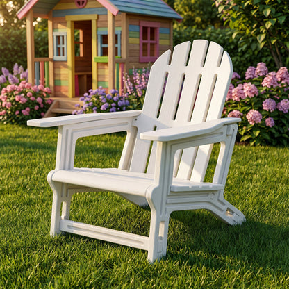 All-Weather Outdoor Kids Patio Seating with Ergonomic Design-Pink
