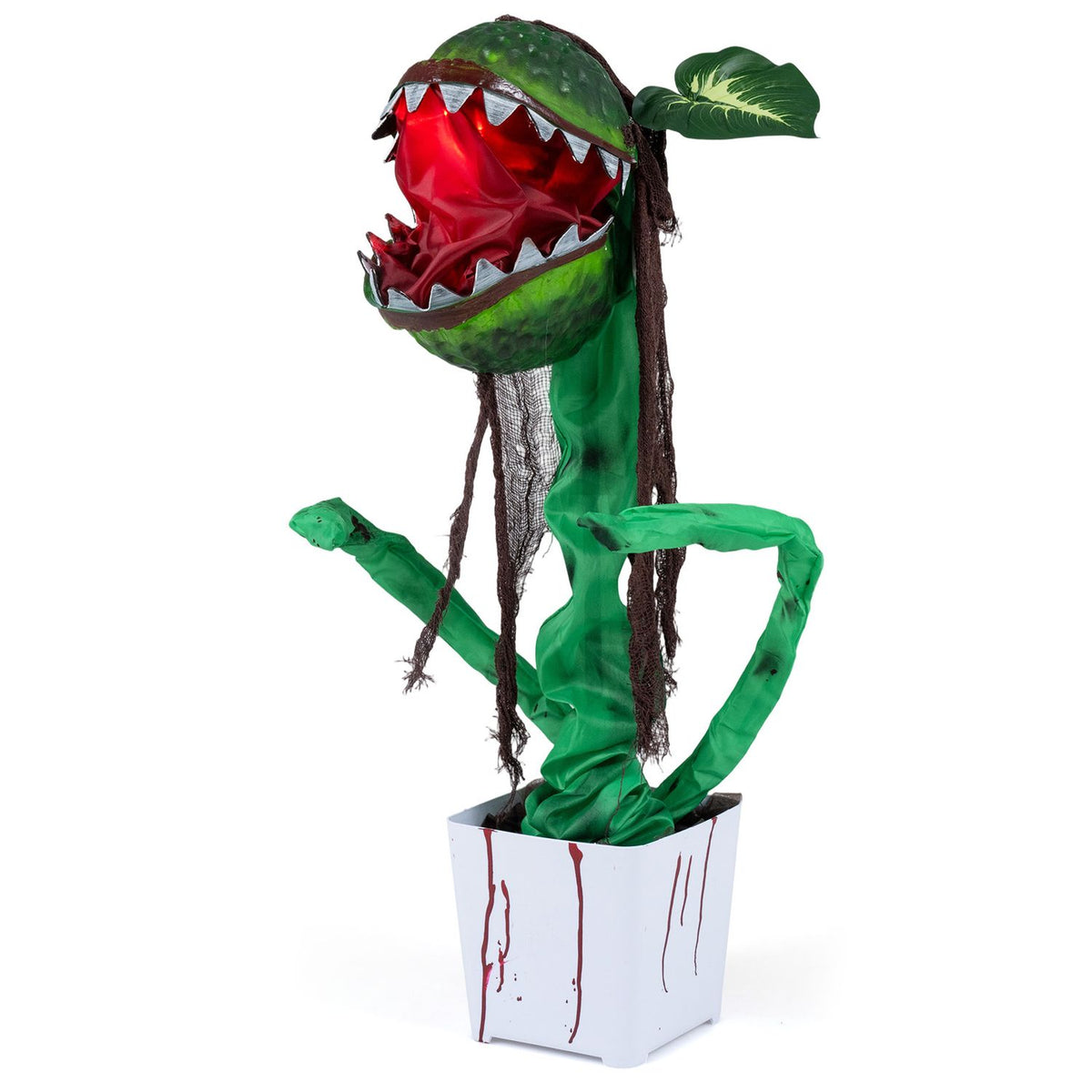 Animated Halloween Man-Eater Plant prop by Wilsons Home Store, featuring a spooky, animated decor piece for Halloween celebrations.