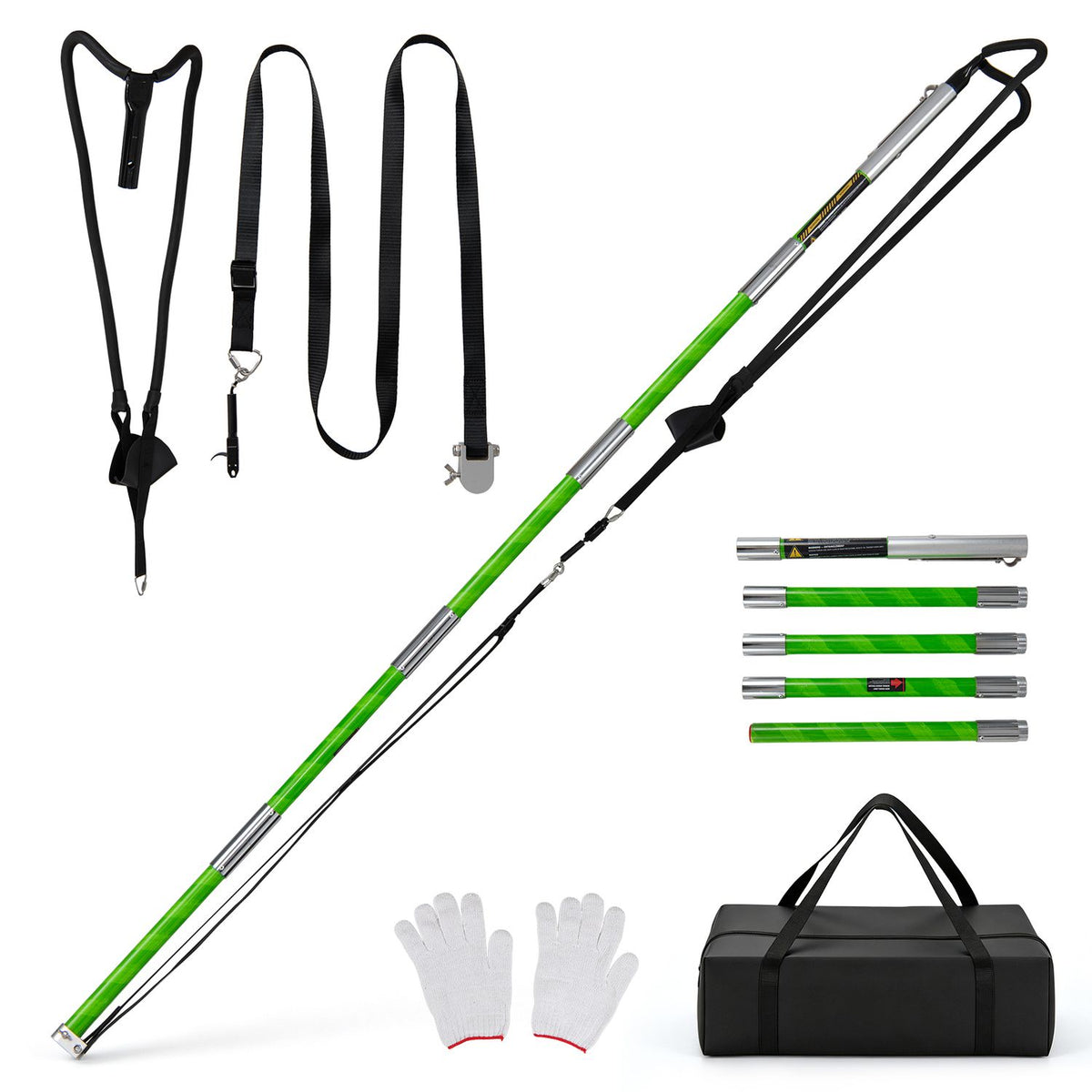 Arborist Throw Line Launcher Rope Launcher for Tree Work-Green