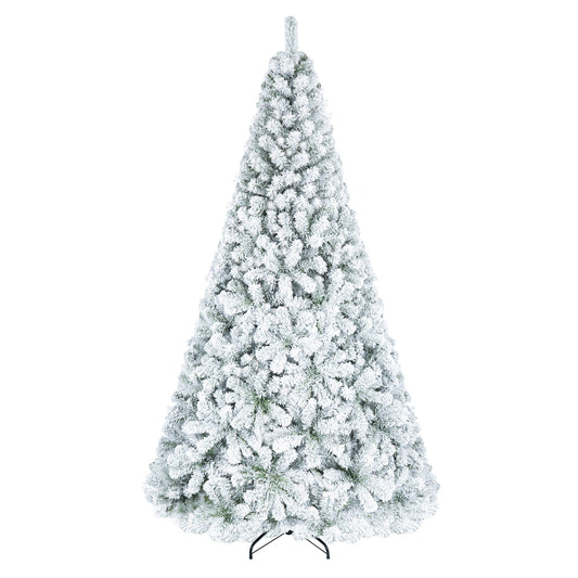 Artificial Snow-Flocked Christmas Tree with Branch Tips-M