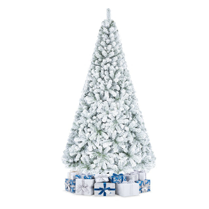 Artificial Snow-Flocked Christmas Tree with Branch Tips-M
