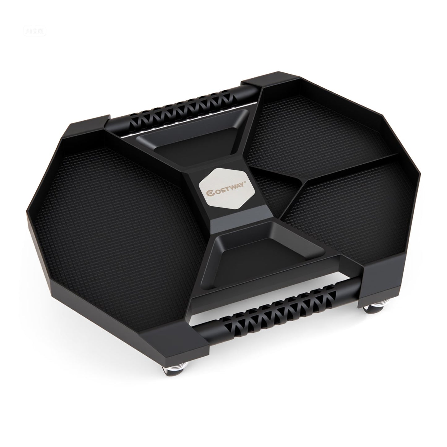 Automotive Rolling Tool Creeper with 4 Swivel Casters and 30 lbs Weight Capacity-BK