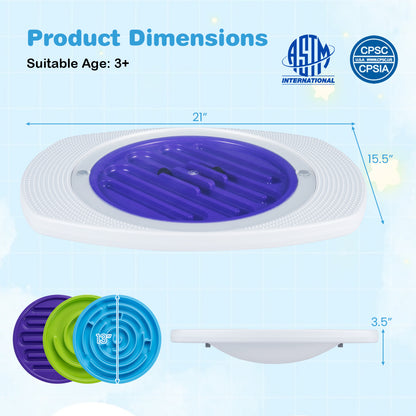 Balance Board Maze for Kids with 3 Maze Discs and 140 lbs Capacity
