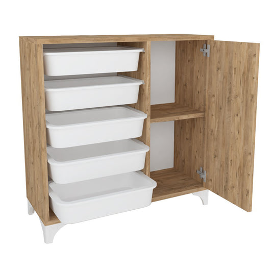 Buffet Cabinet Sideboard with Storage and Removable Drawers