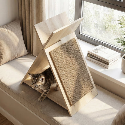 Cat Scratcher for Claw Sharpening and Furniture Protection-NA