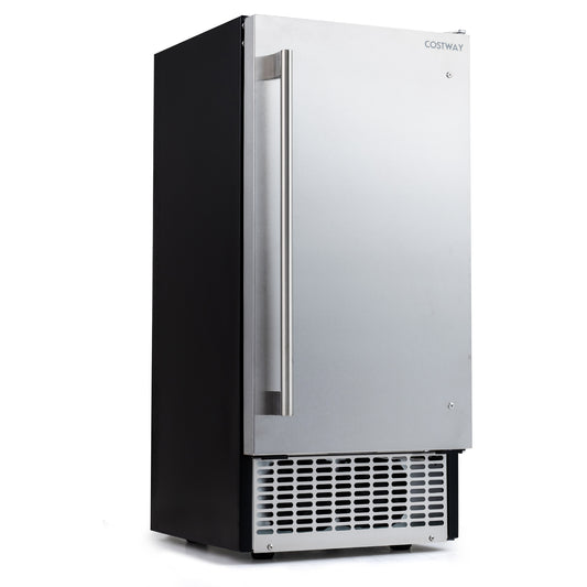 Commercial Under Counter Ice Maker 90 lbs/Day Built-in Freestanding Ice Making Machine