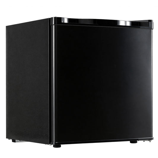 Compact Mini Fridge with 7-Level Adjustable Thermostat-Black