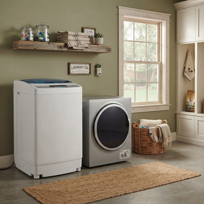 Compact Washing Machine and Clothes Dryer Bundle for Small Spaces