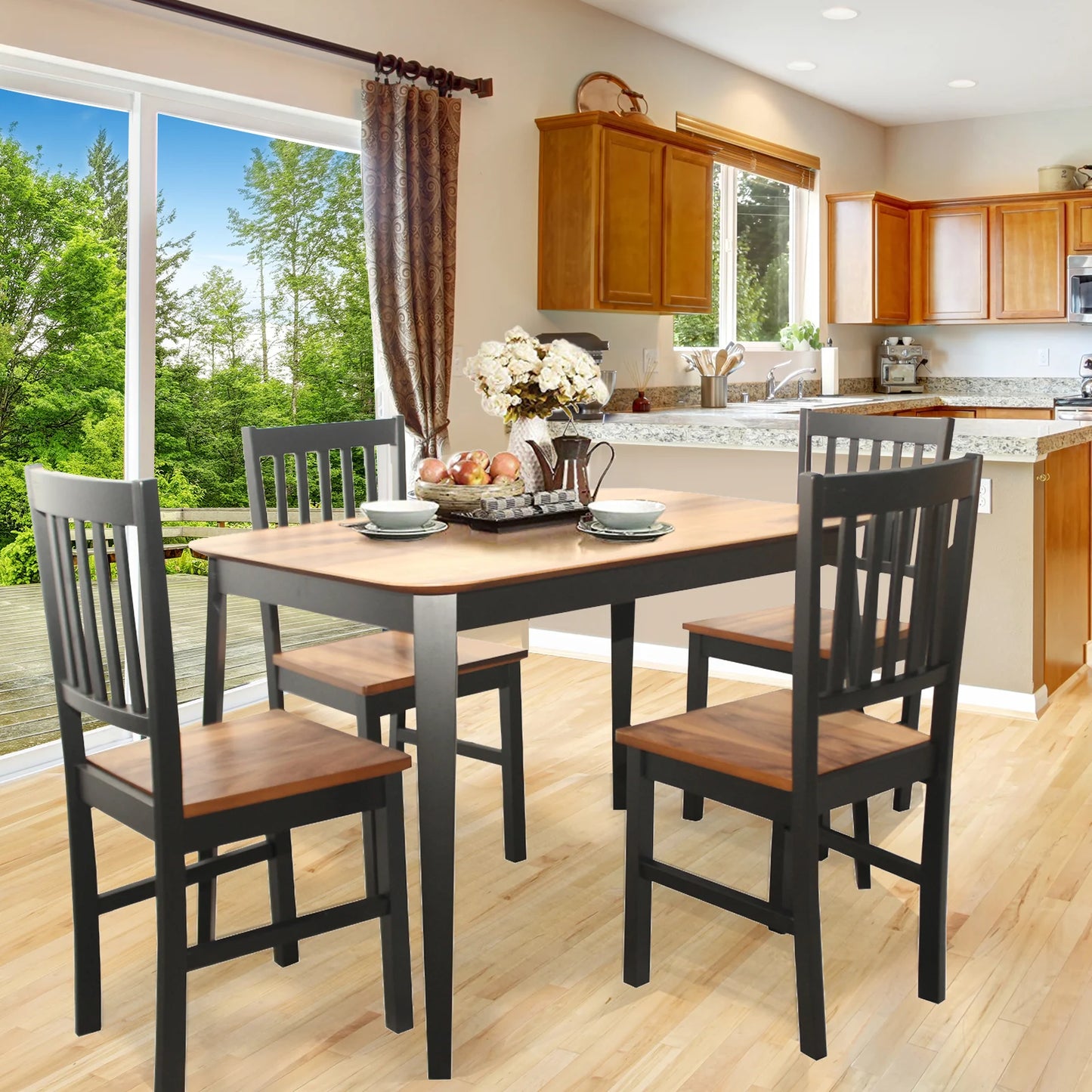 Dining Table and Chair Set Home Kitchen Furniture Tables Chairs Set