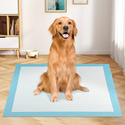 Dog and Puppy Pee Pads 36" x 36" (100 Counts) for Potty Training-Blue