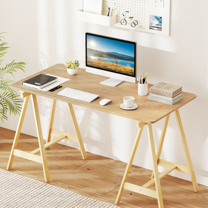 Electric Standing Desk with LED Display and 2 Memory Height Settings-DK