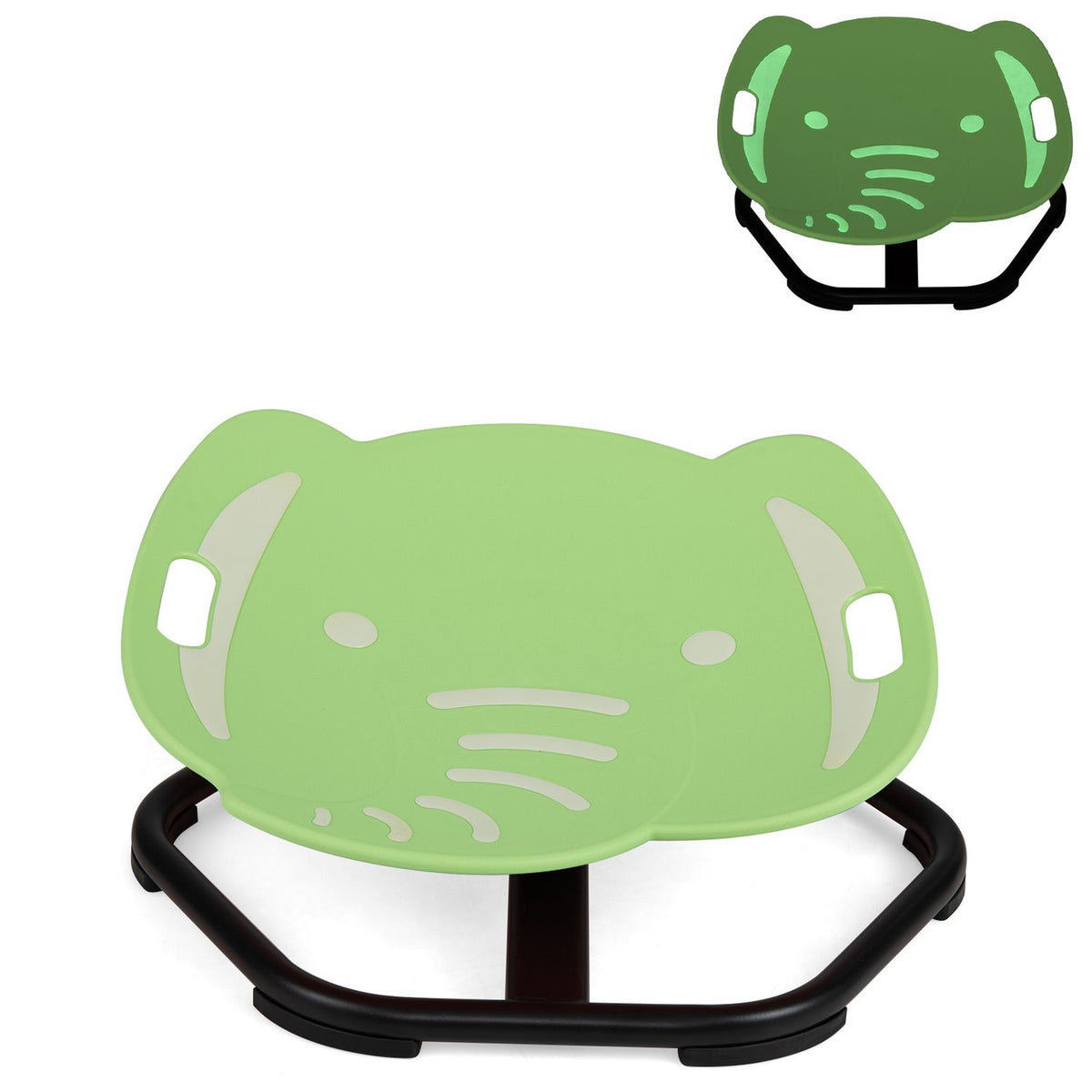 Elephant-Shaped Spinning Chair for Autistic and ADHD Kids-Blue
