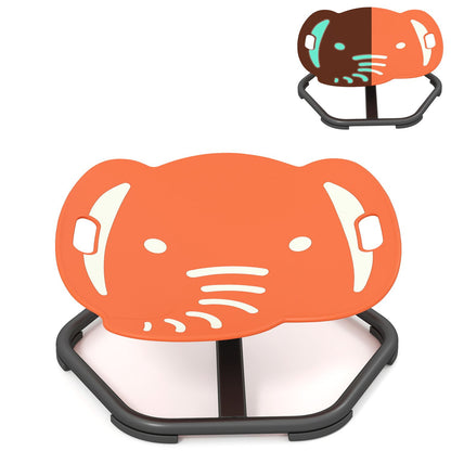 Elephant-Shaped Spinning Chair for Autistic and ADHD Kids-Blue