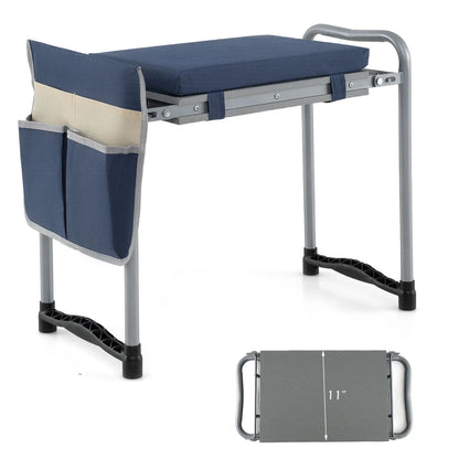 Foldable Garden Kneeler and Seat for Seniors Gardeners-Green