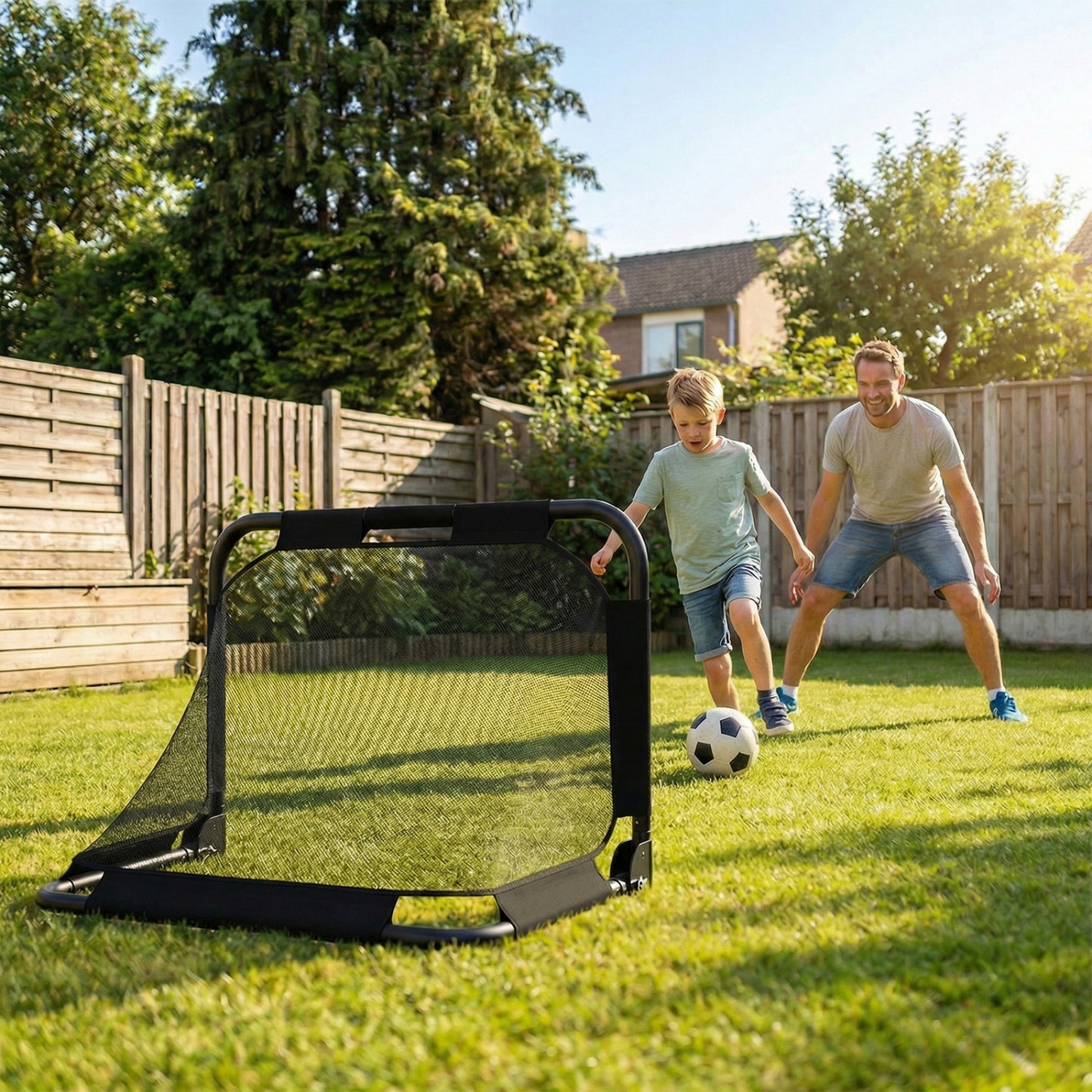 3 x 2 FT Portable Pop-up Football Training Equipment with Net