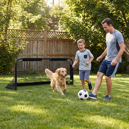 5 x 3 FT Portable Pop-up Football Training Equipment with Net