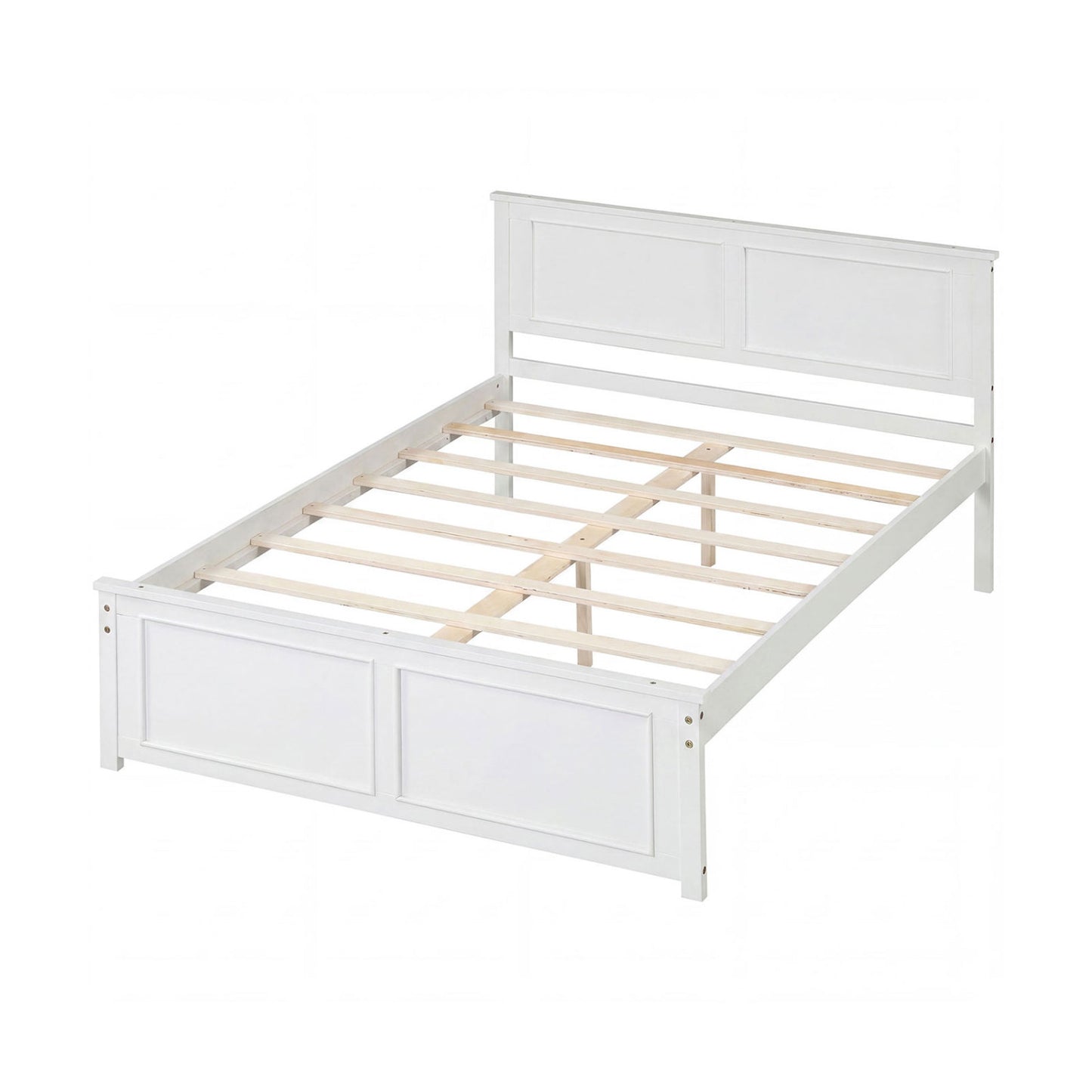Queen Size Platform Bed Frame with Headboard