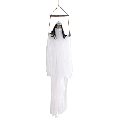 Halloween Decoration with Light Up Eyes and Creepy Sounds